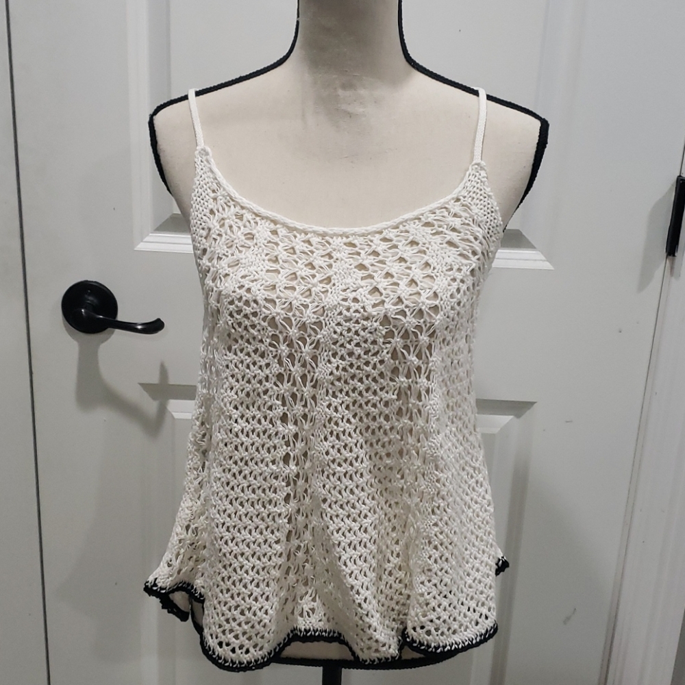 NWT boho crochet tank